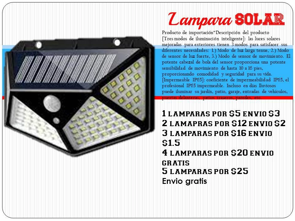 Lamparas solar  2