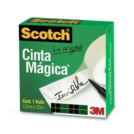 Cinta adhesiva scotch 12x33 2