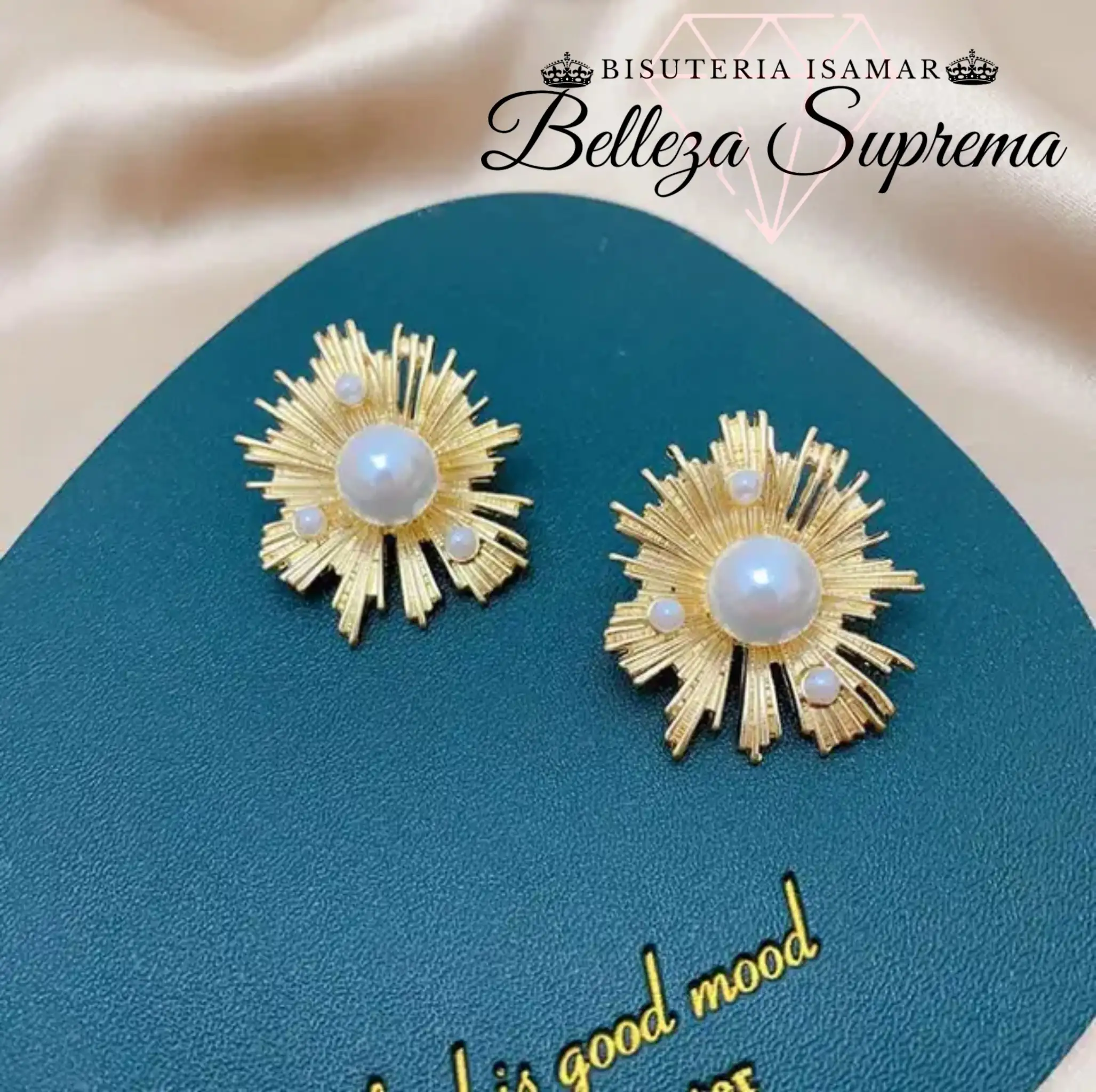ARETES ABSTRACTOS CON PERLAS 2