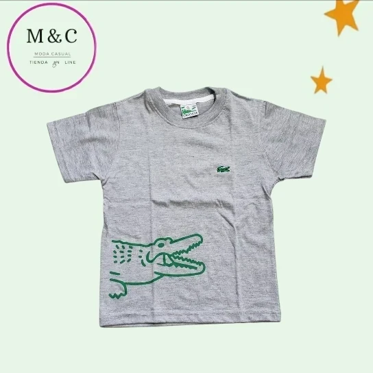 Playera T- 2 manga corta
