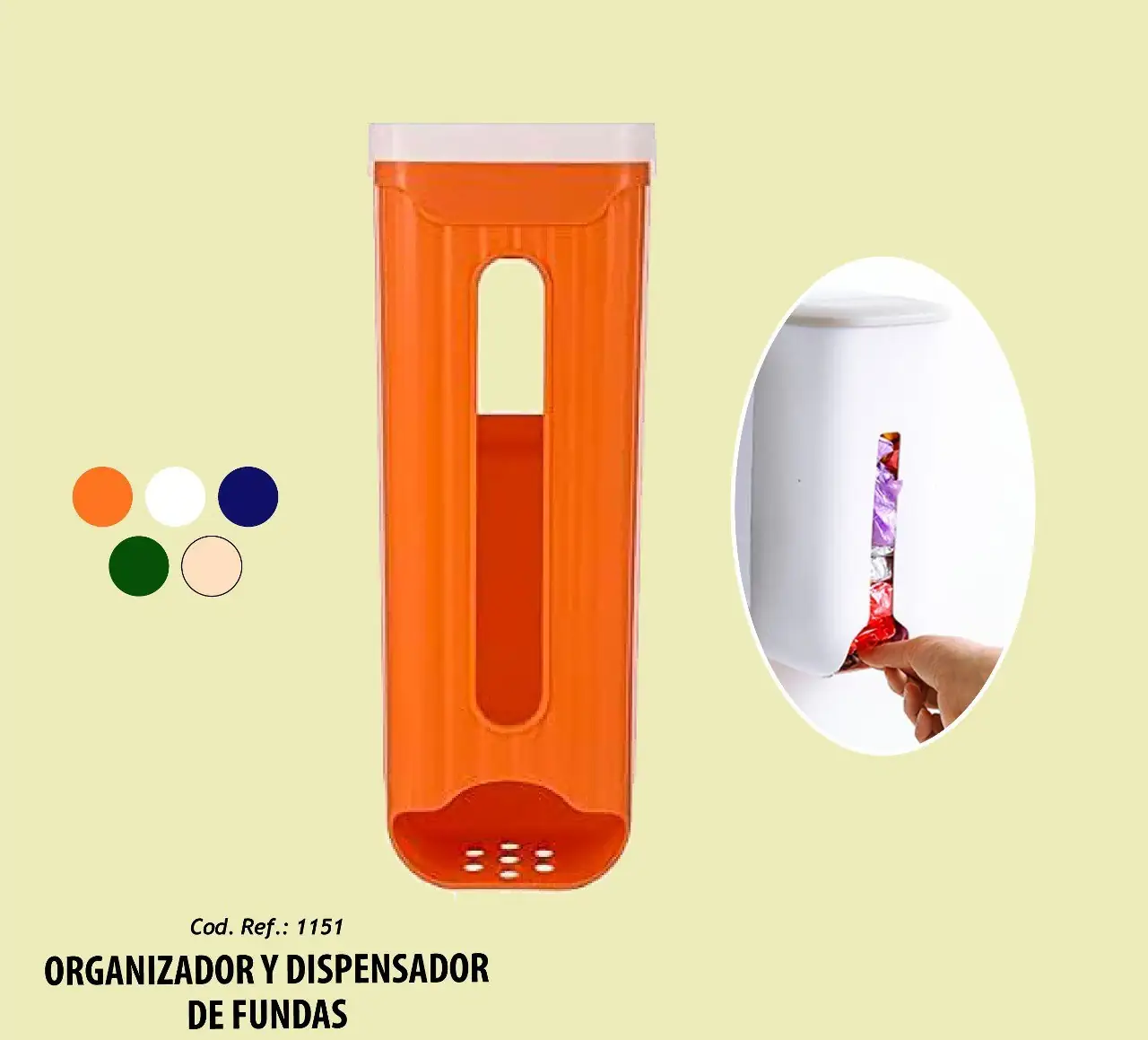 Organizador Y Dispensador De Fundas