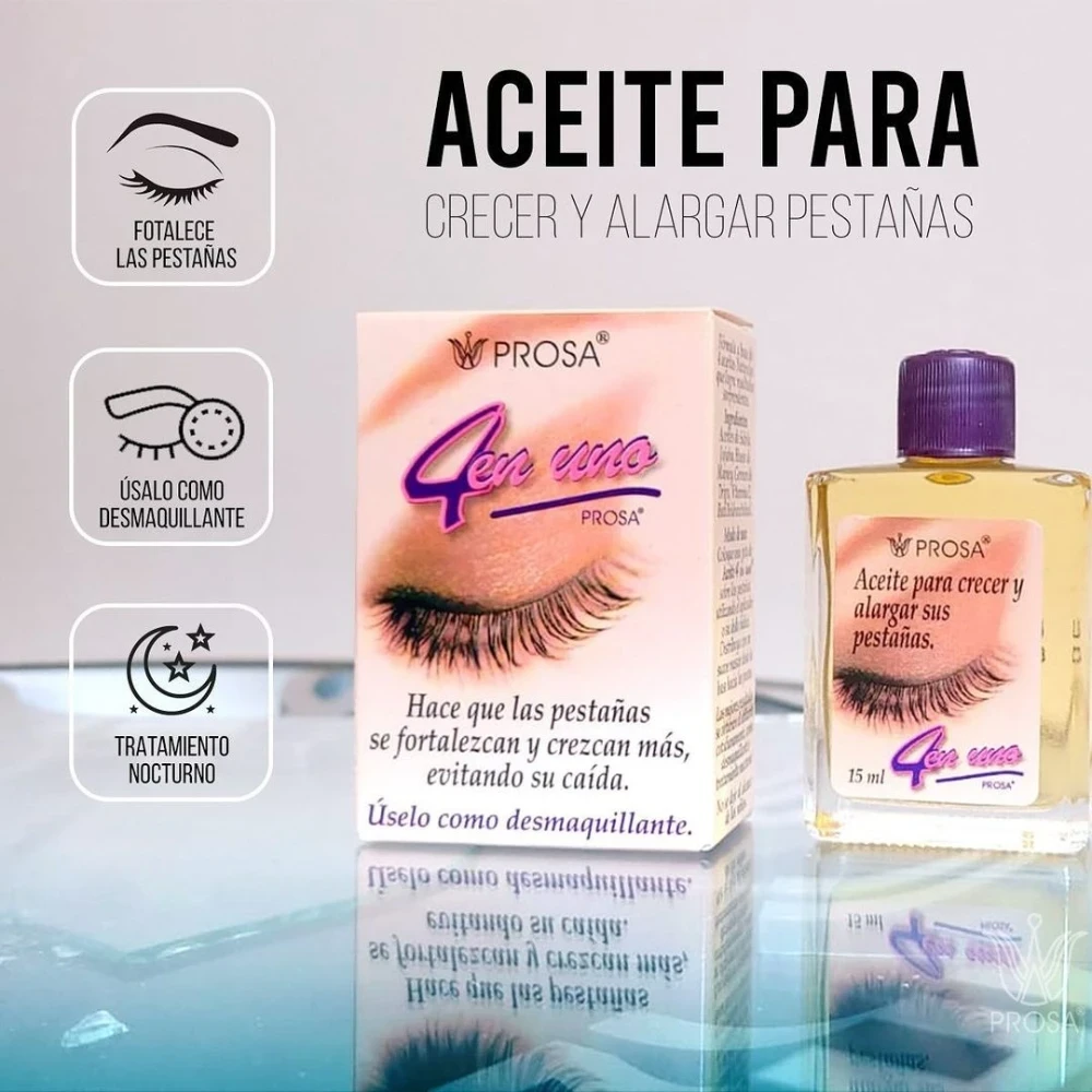 Aceite para pestañas 4 en 1 de Prosa