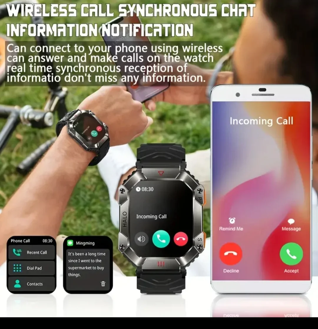 Reloj Smart grado Militar  2