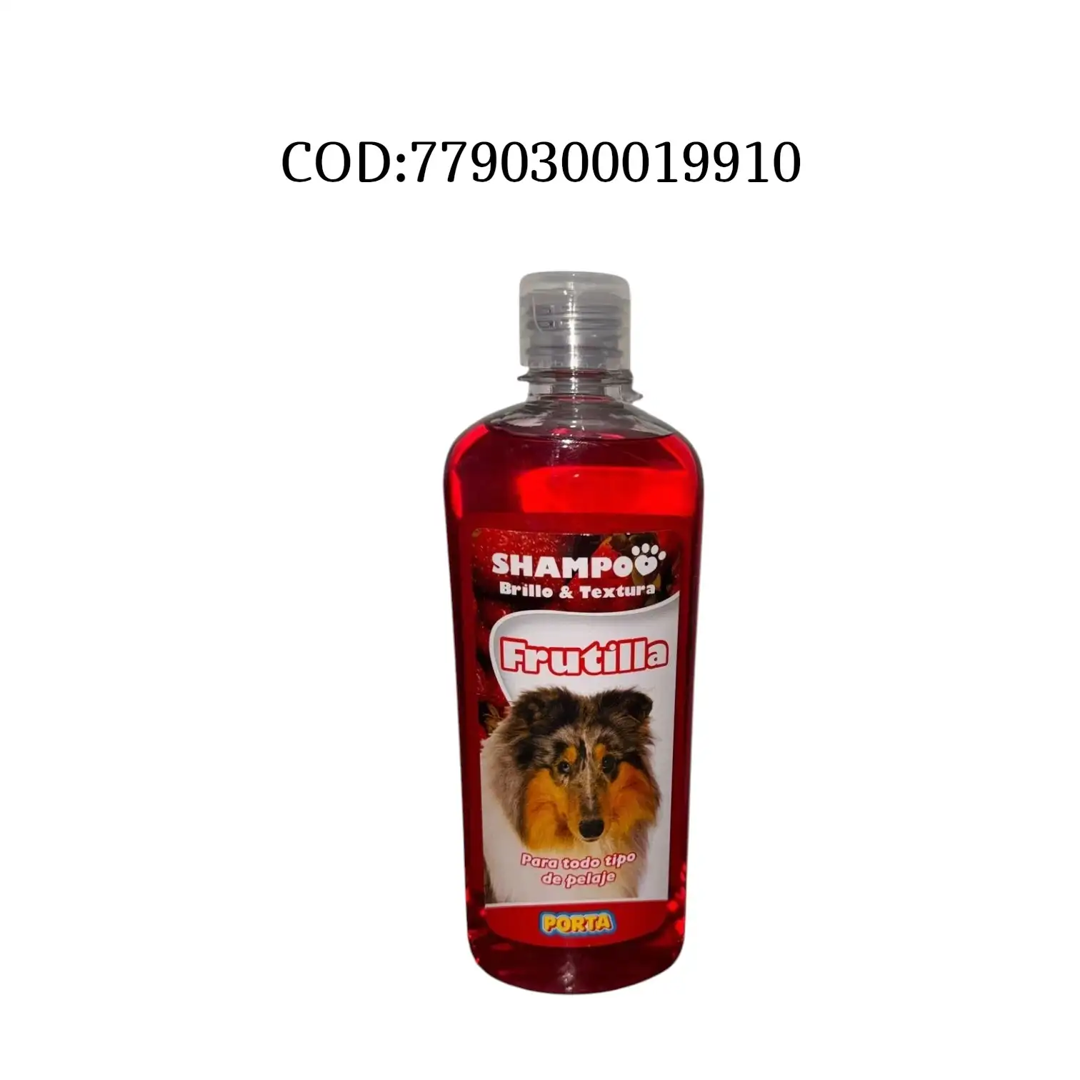 Shampoo porta frutilla 