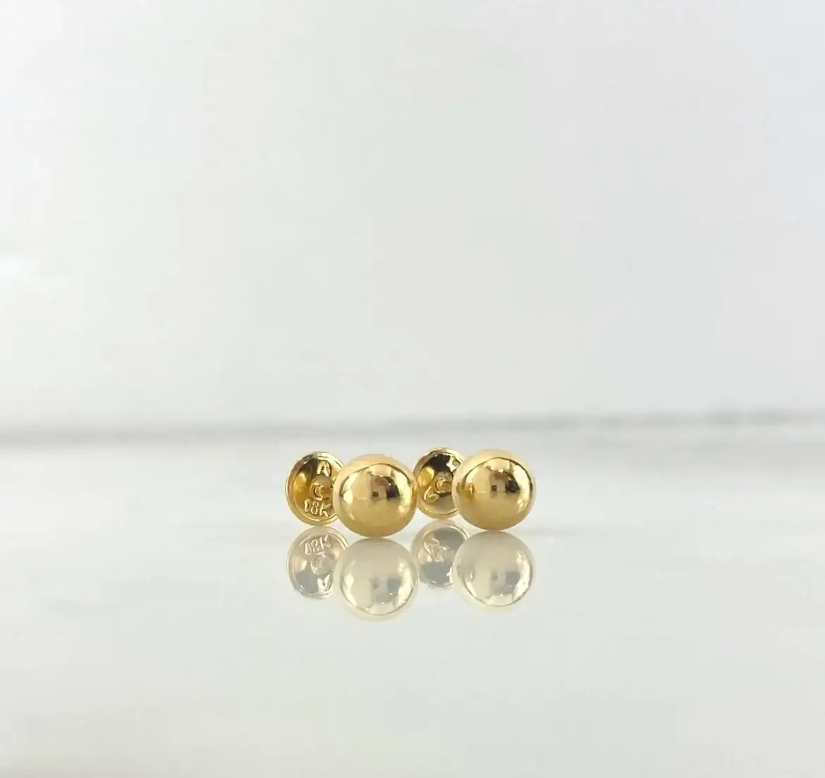 Topo Balin 6mm / Oro Amarillo