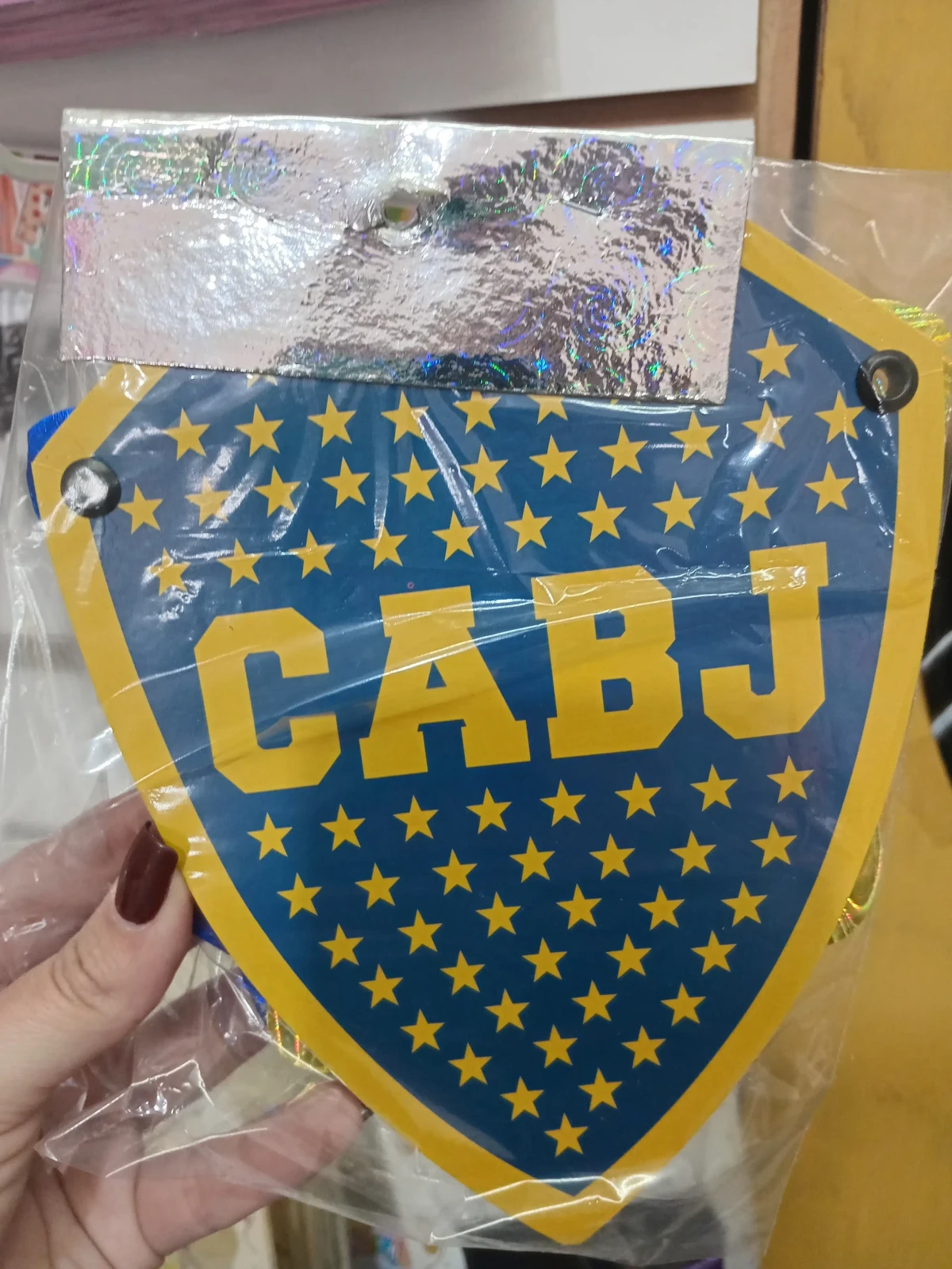 BANDERIN HOLOGRAFICO BOCA