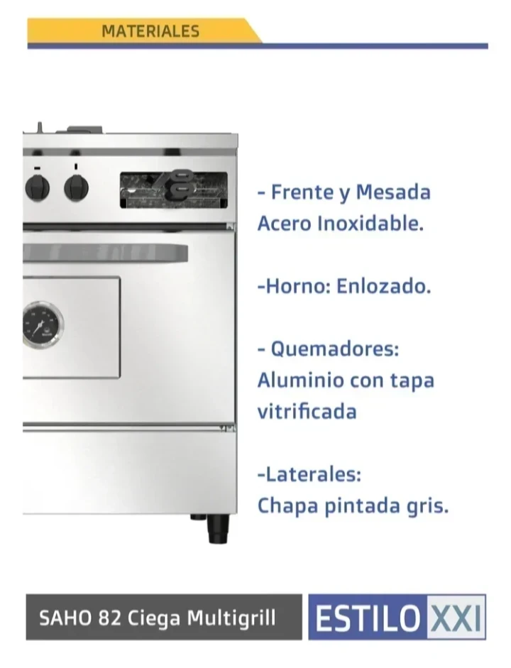 COCINA INDUSTRIAL MORELLI SAHO MULTIGRILL JITAKU 820  4