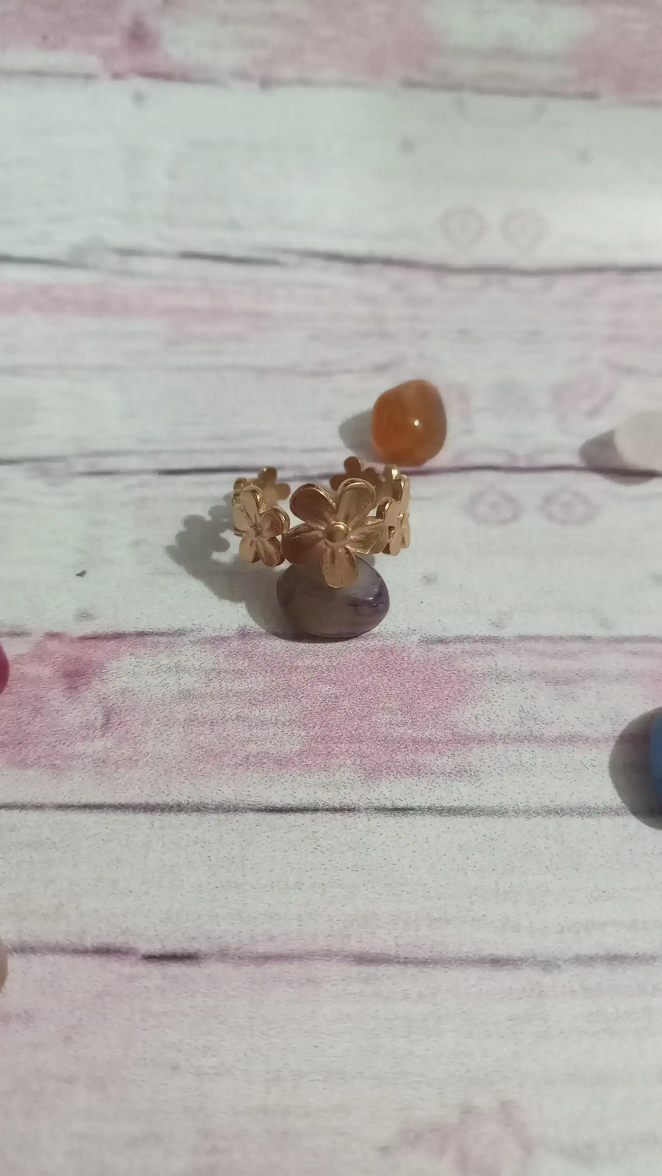 Anillo con margaritas t 18 2