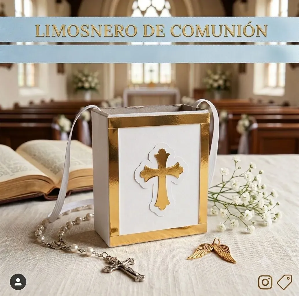 Limosnero dorado/plata 