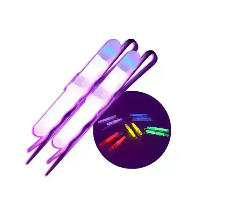 Clip para pelo neon 6 piezas  2