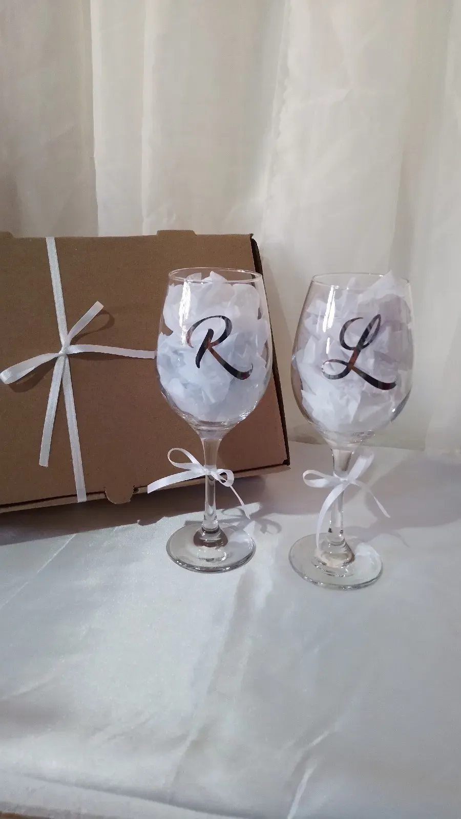 Copas de vino pack por 2 con caja 