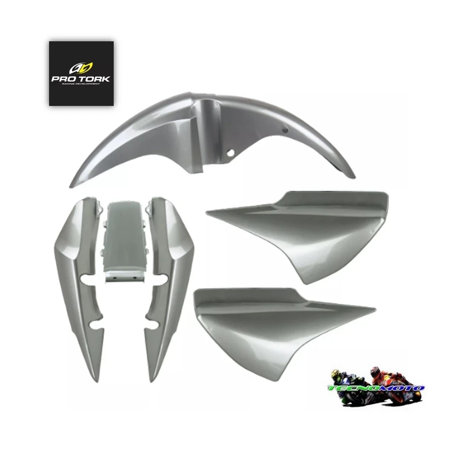 KIT PLASTICOS HONDA 150 TITAN (6 PCS) PLATA -48942