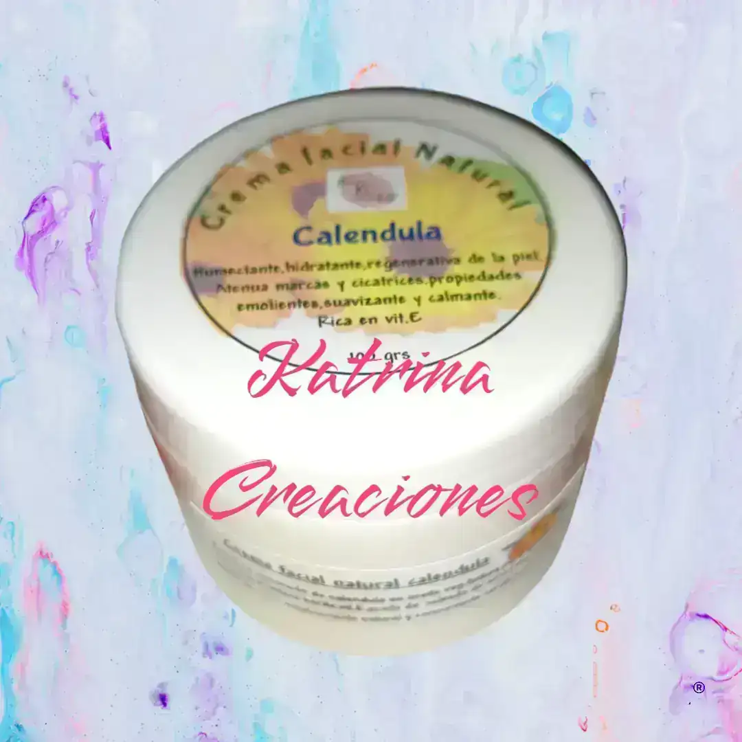 Crema facial natural de caléndula. 3