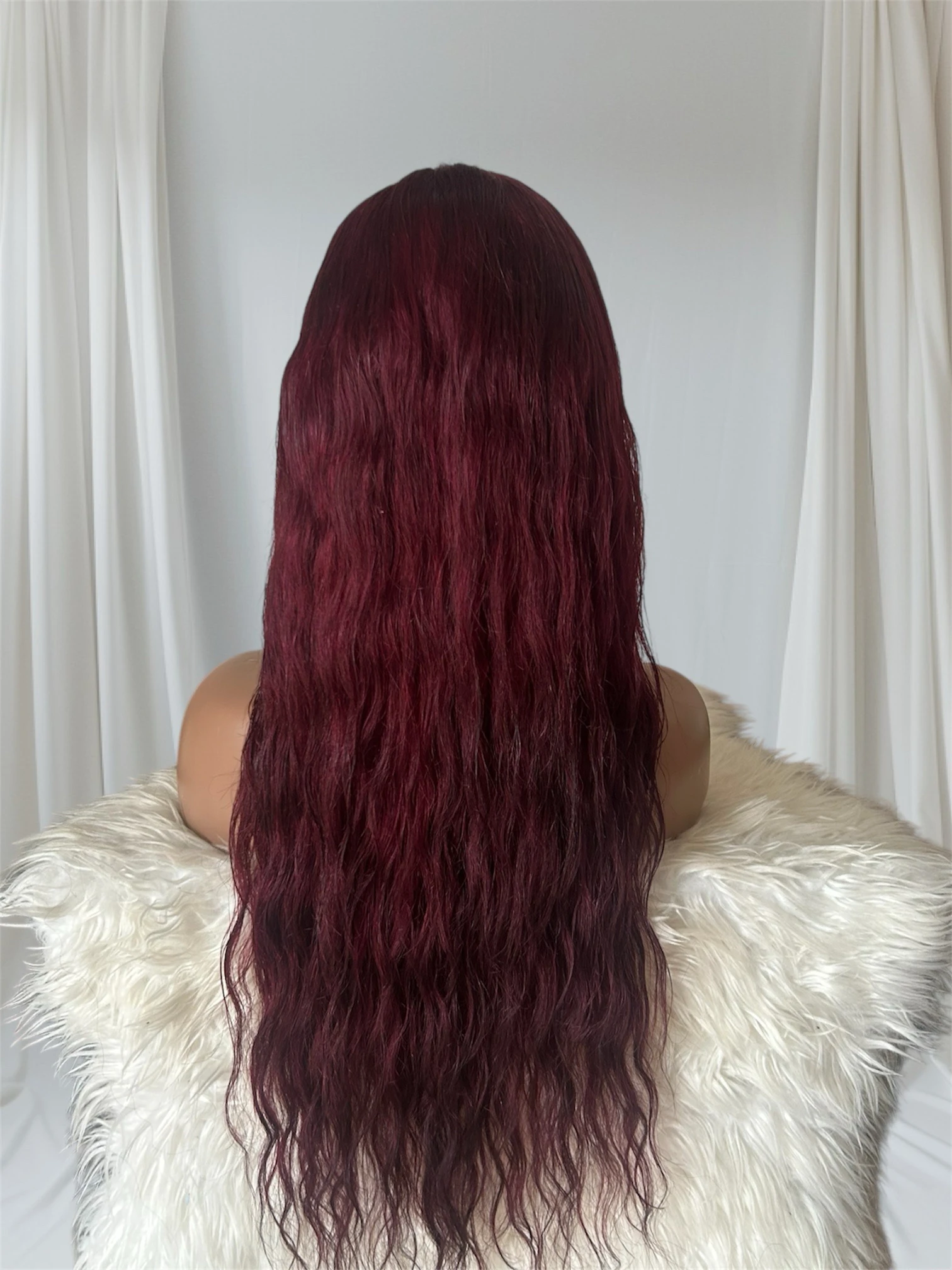 Peluca cabello humano 30 pulgadas, frontla lace 13x6, 180% densidad  2