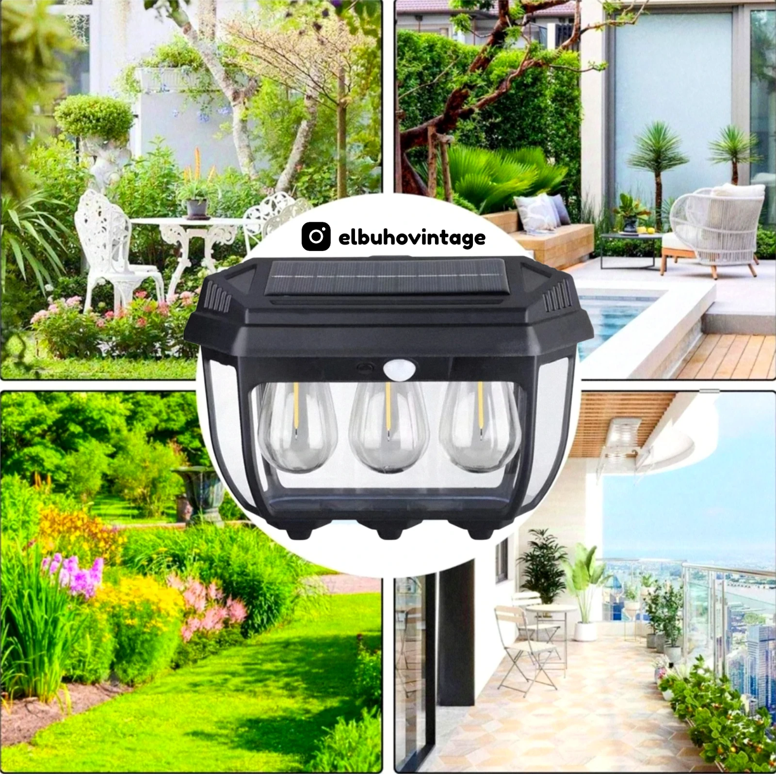 Aplique LED Decorativo Solar ☀️ 2