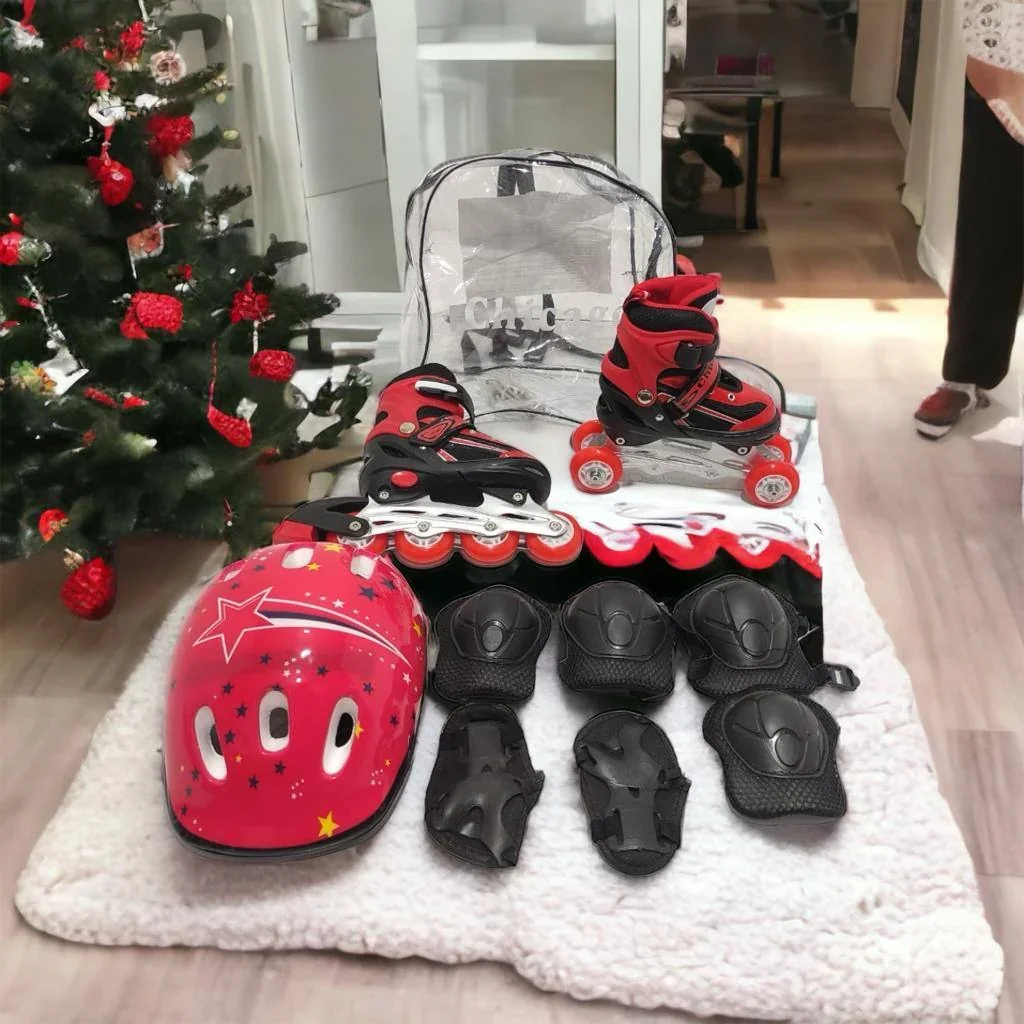 Patines Semiprofesionales En linea Ajustables 4 Ruedas