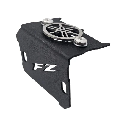  FZ 3.0 / FZ 250 ABS / P. freno delantero Tornillo recto acero negro logo 3d cromado ML