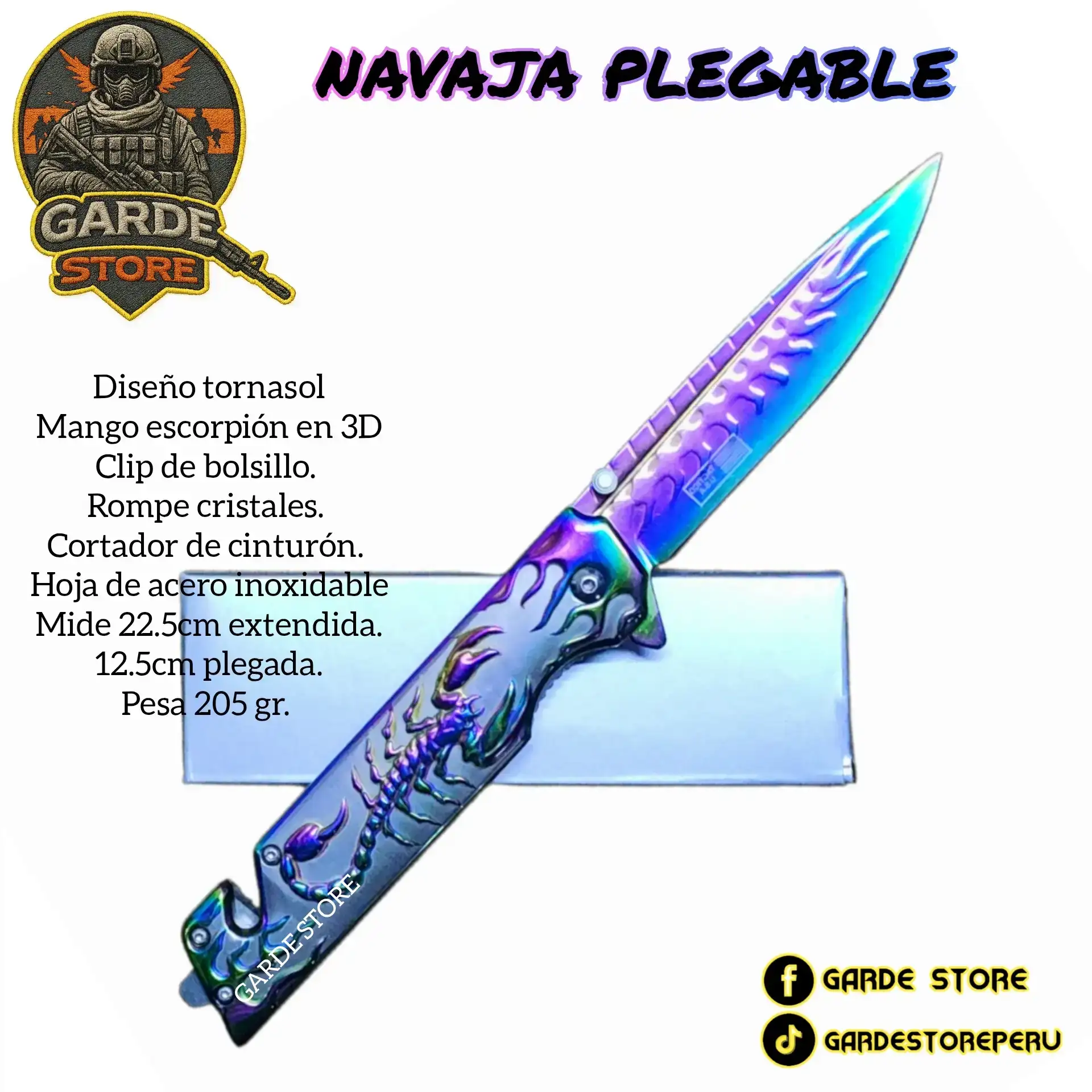 NAVAJA PLEGABLE ESCORPIÓN  3