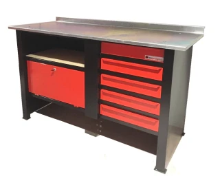 Banco de trabajo RMT 5 cajones y tapa 150cm x 70cm