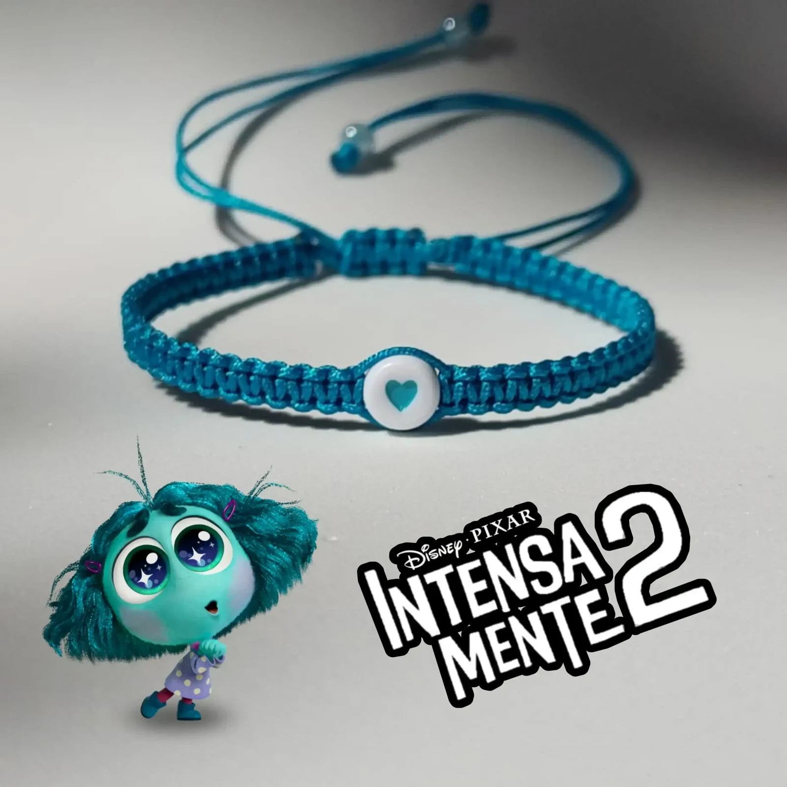 Pulsera Tejida de ENVIDIA (Intensamente 2)
