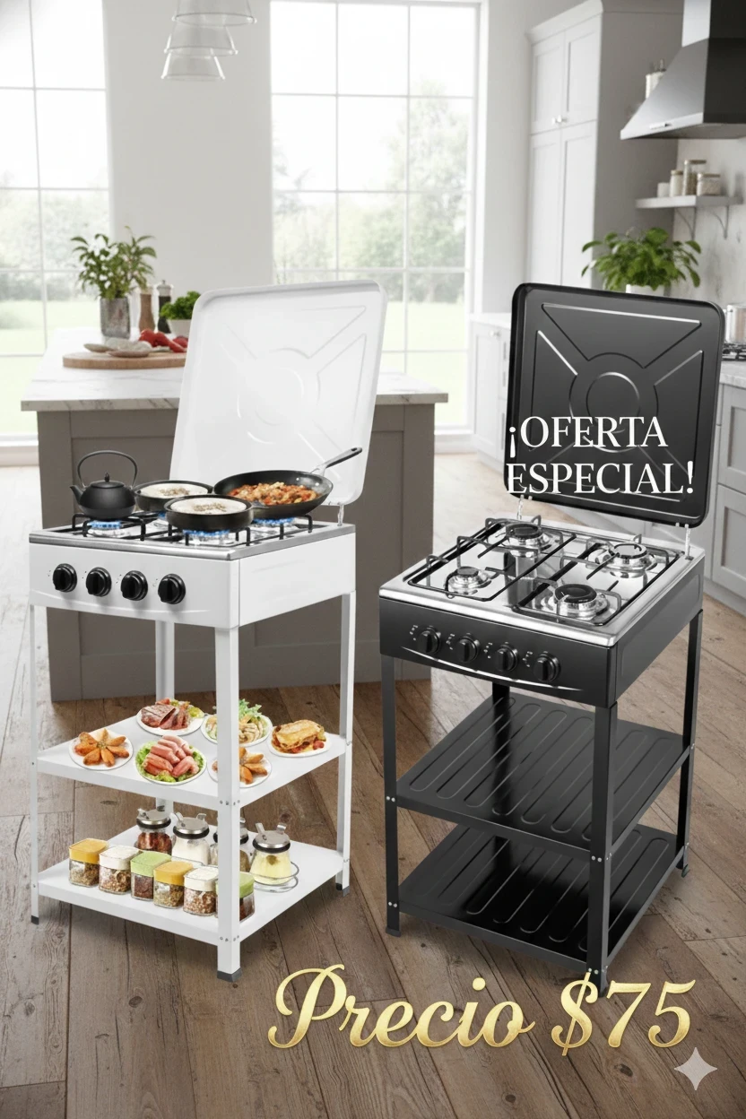Cocina de 3 niveles a gas