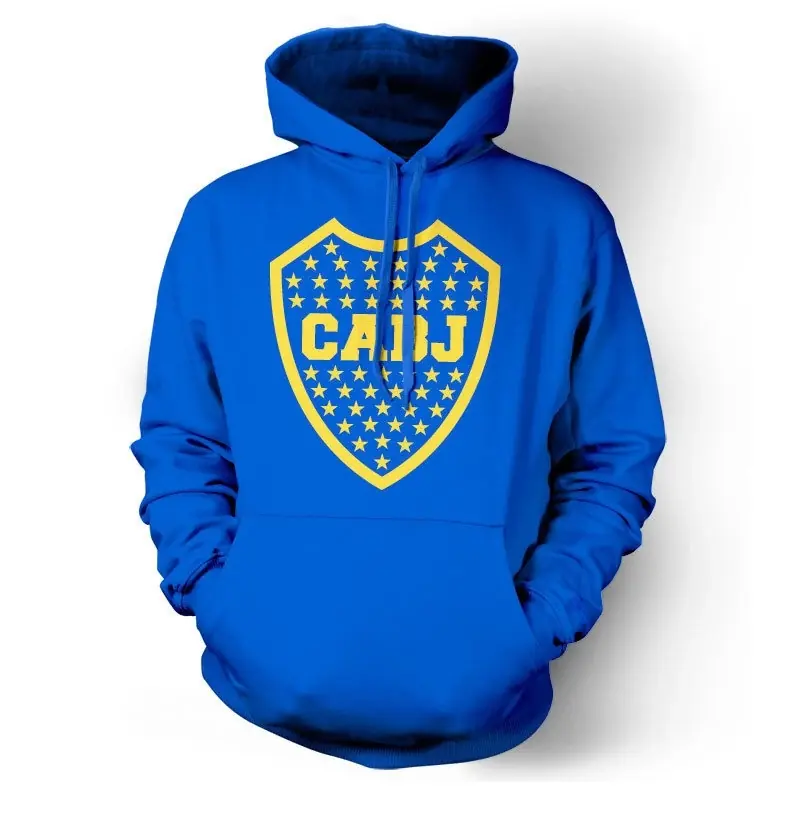 POLERA CON CAPUCHA DE BOCA