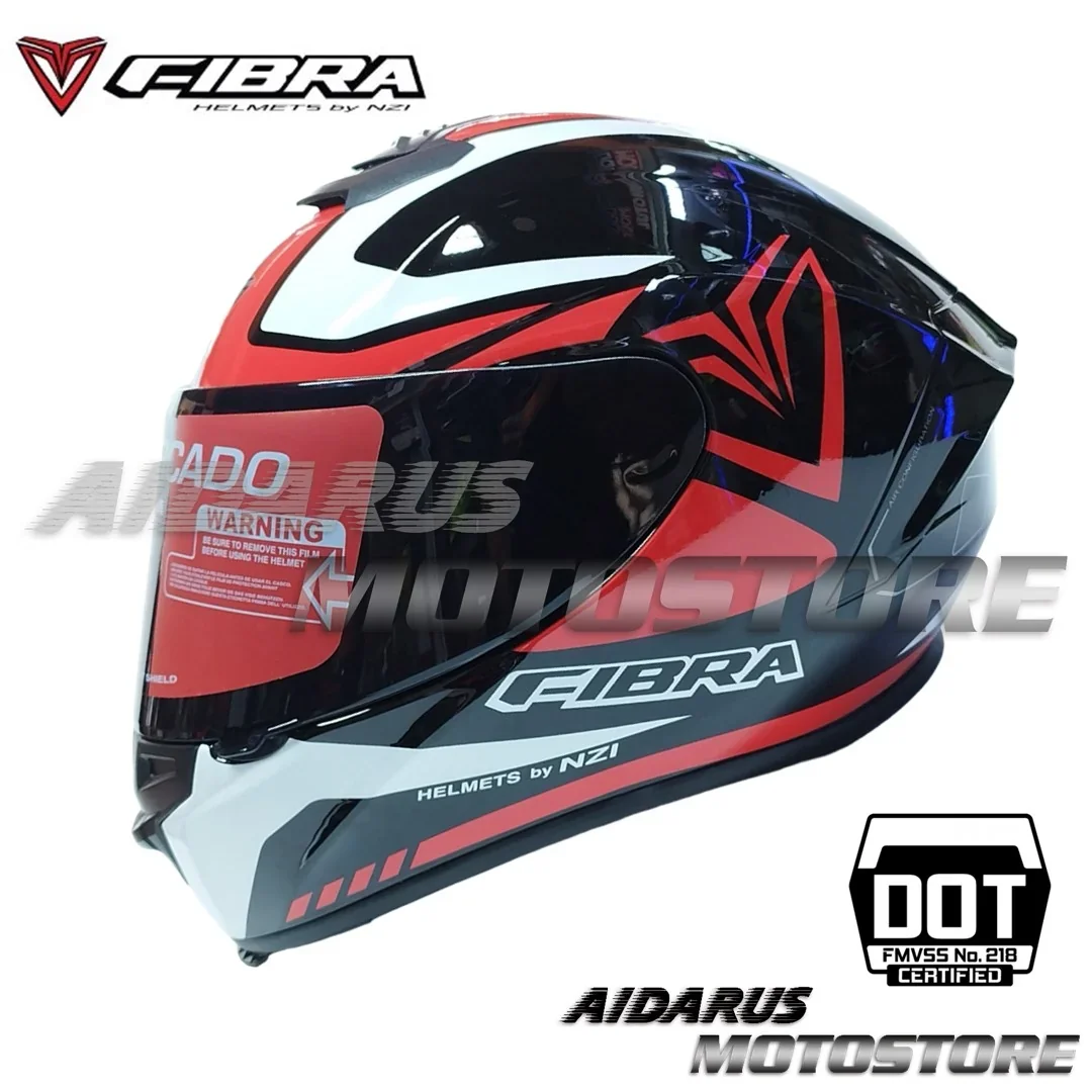CASCO FIBRA MODELO GIGA DISEÑO BRILLO
