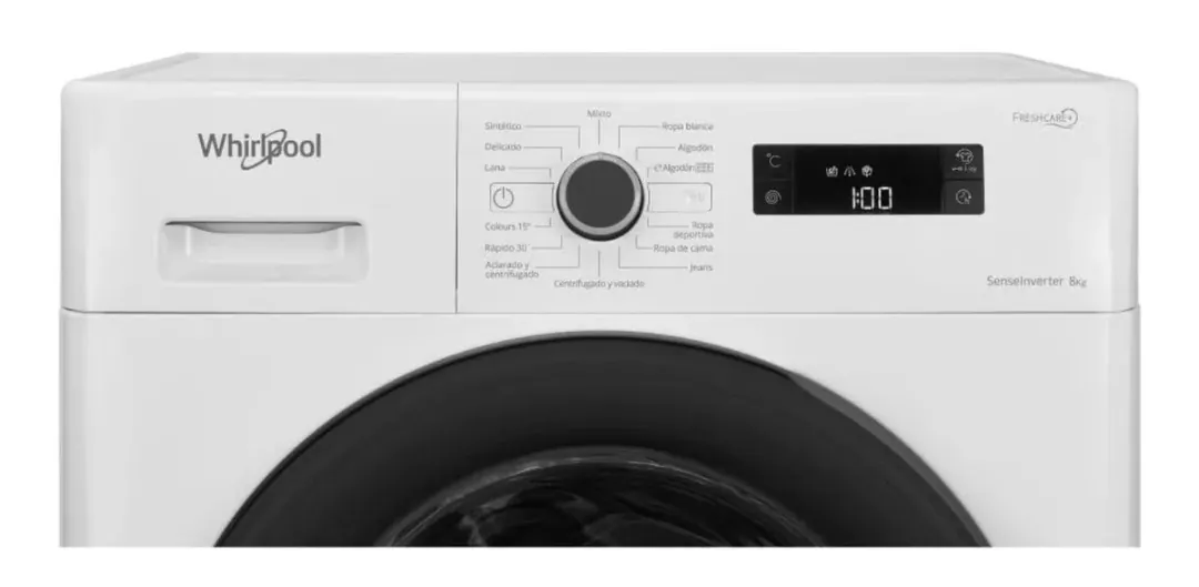 LAVARROPAS WHIRLPOOL	CARGA FR - BL INVERTER	WLF80A	8KG									 3