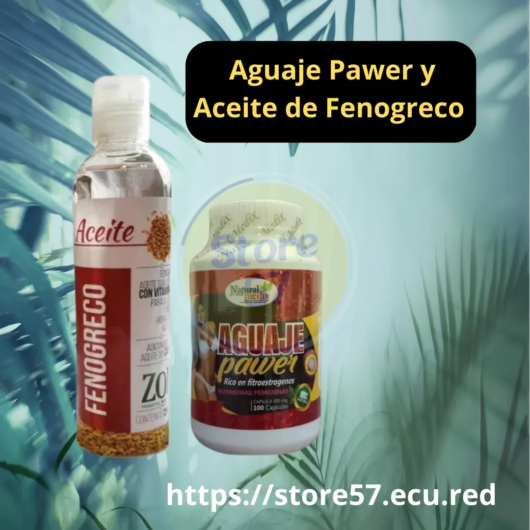 Combo de Aguaje Pawer y Aceite de Fenogreco Zoi