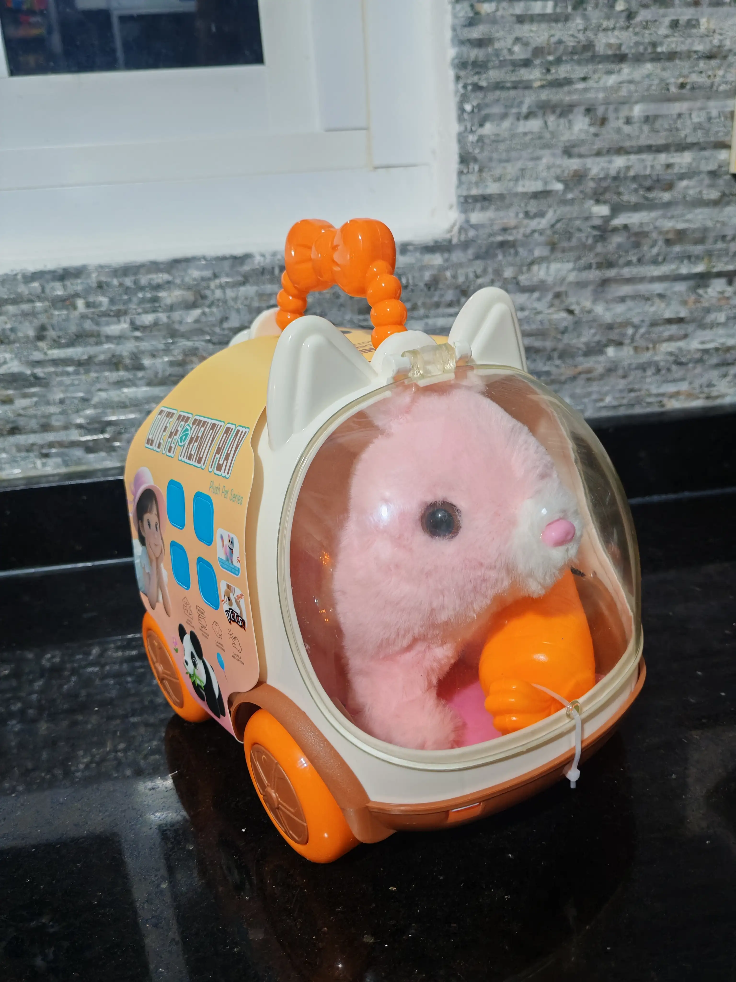 Transportadora Conejo Rosa