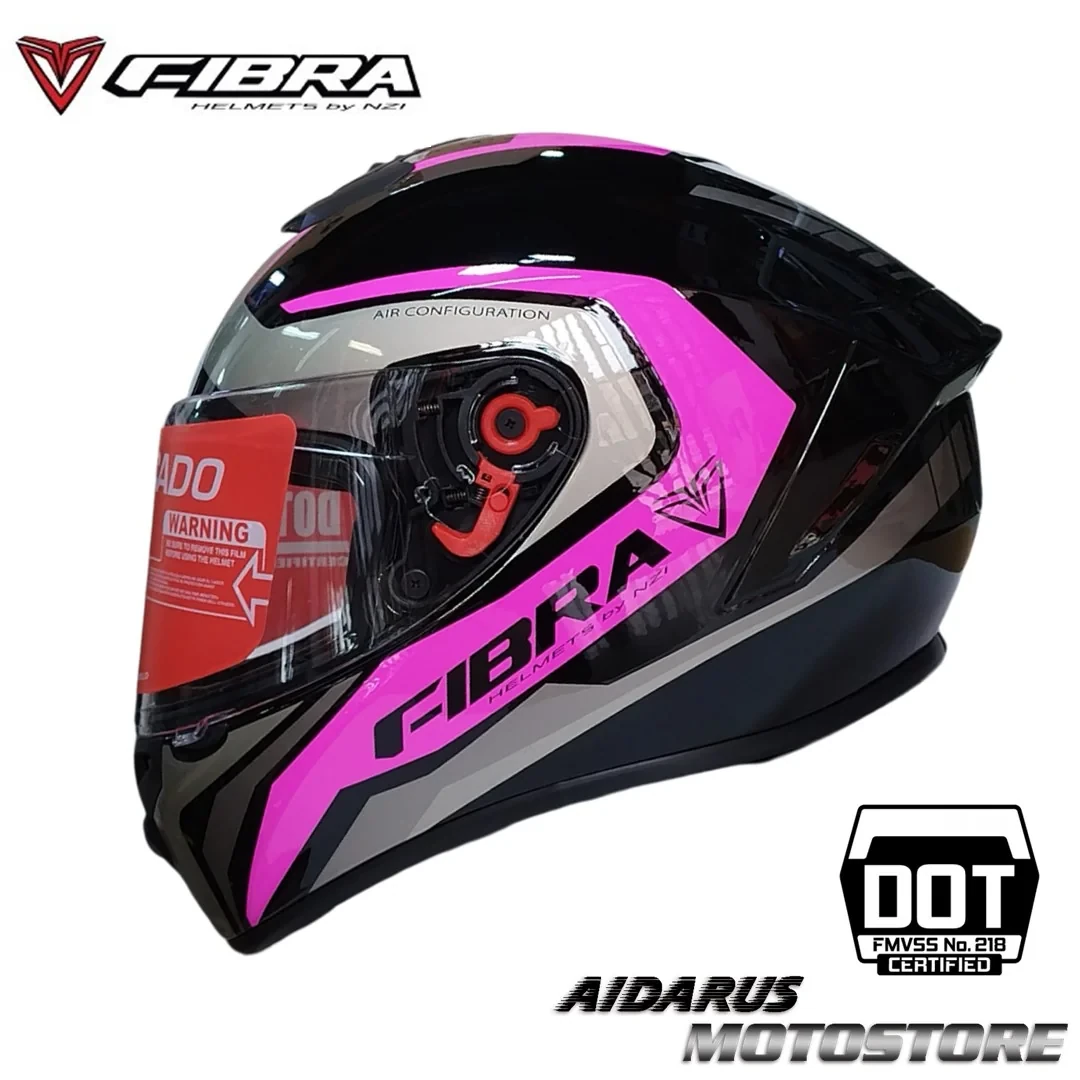 CASCO FIBRA GIGA DISEÑO BRILLO