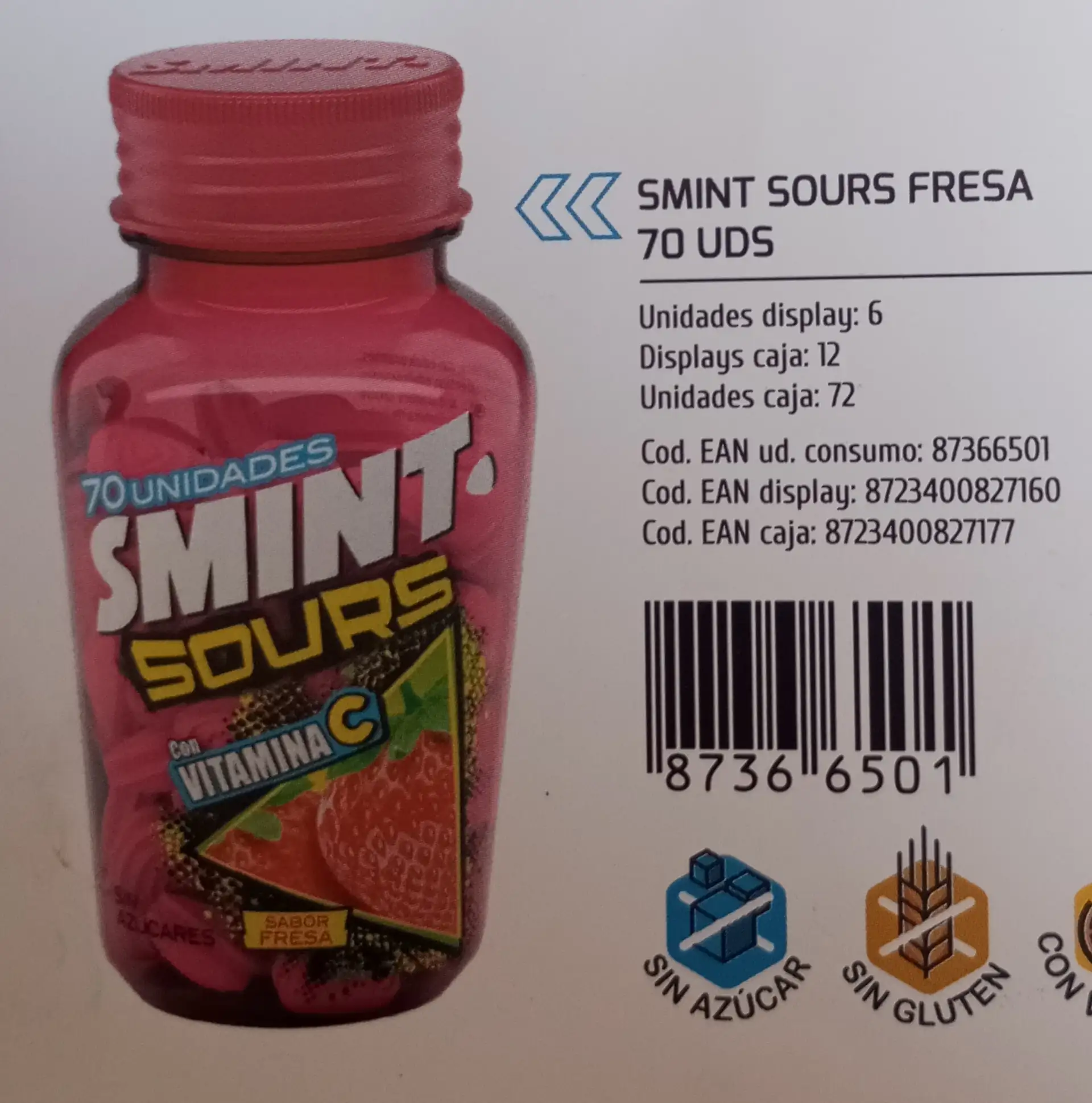SMINT SOURS FRESA 