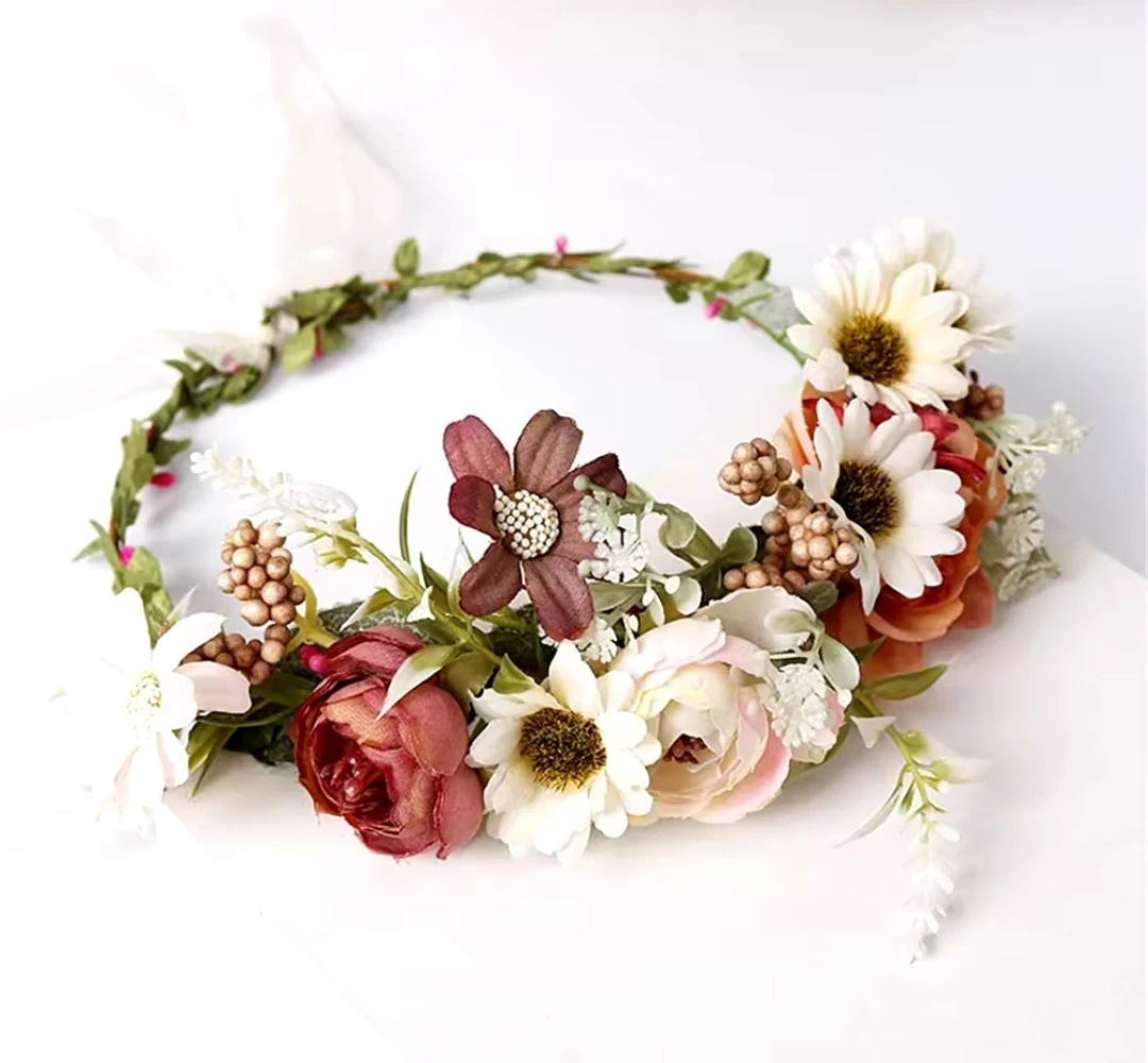 CORONA DE FLORES NIÑA