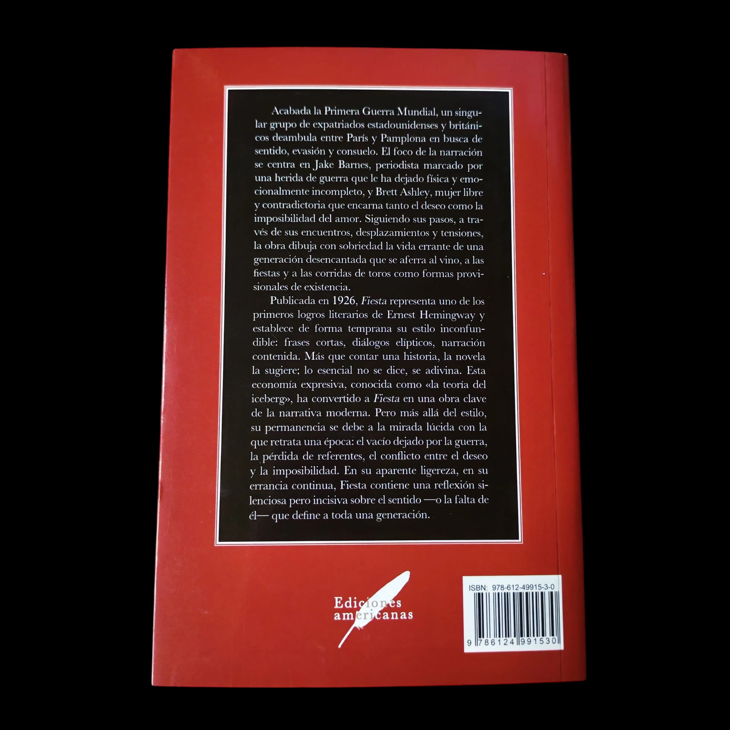 Fiesta, Ernest Hemingway nuevo  2