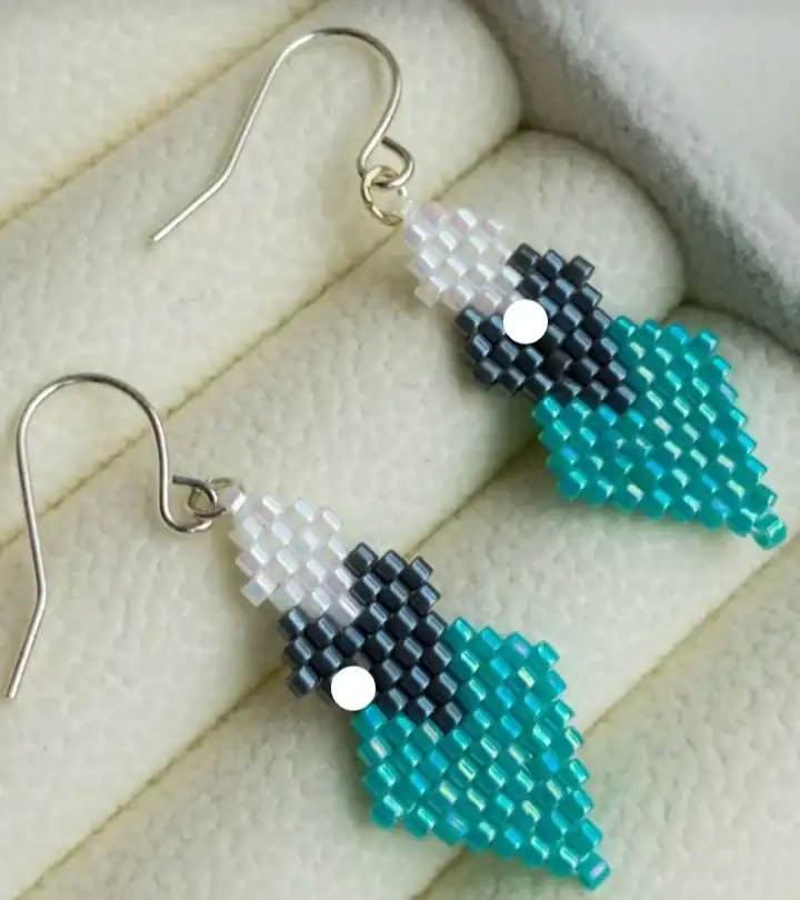 Aretes en 3 Rombos  6
