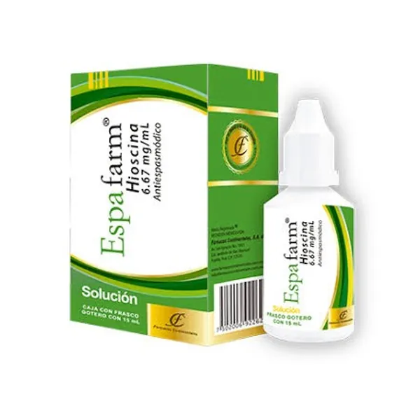 Espafarm/hioscina/6.67mg/ml gotas