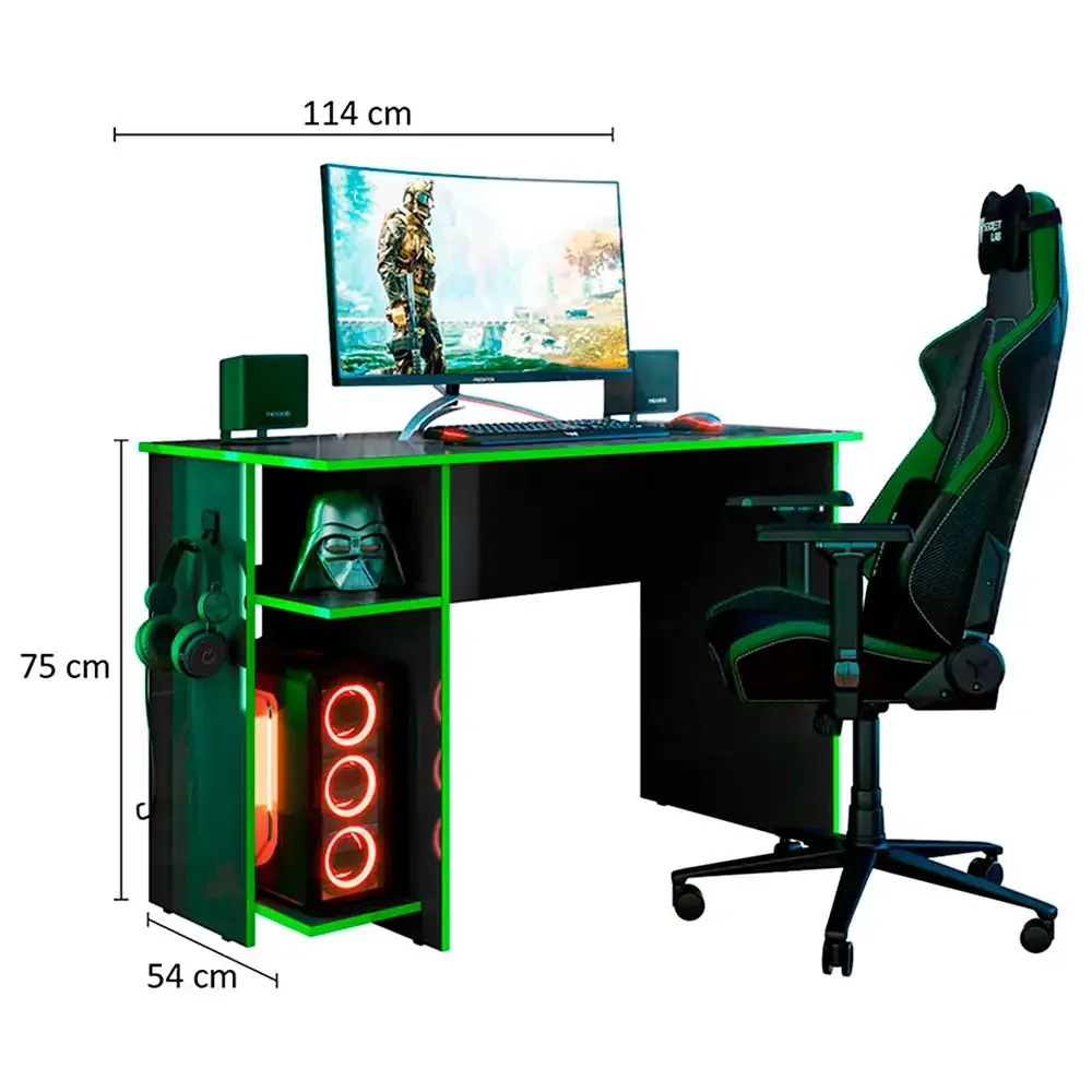 Escritorio Gamer Green Lyon 2