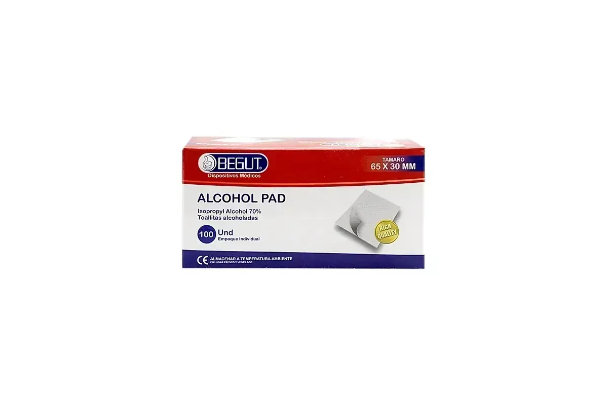 TOALLITAS ALCOHOLADAS X 100 BEGUT