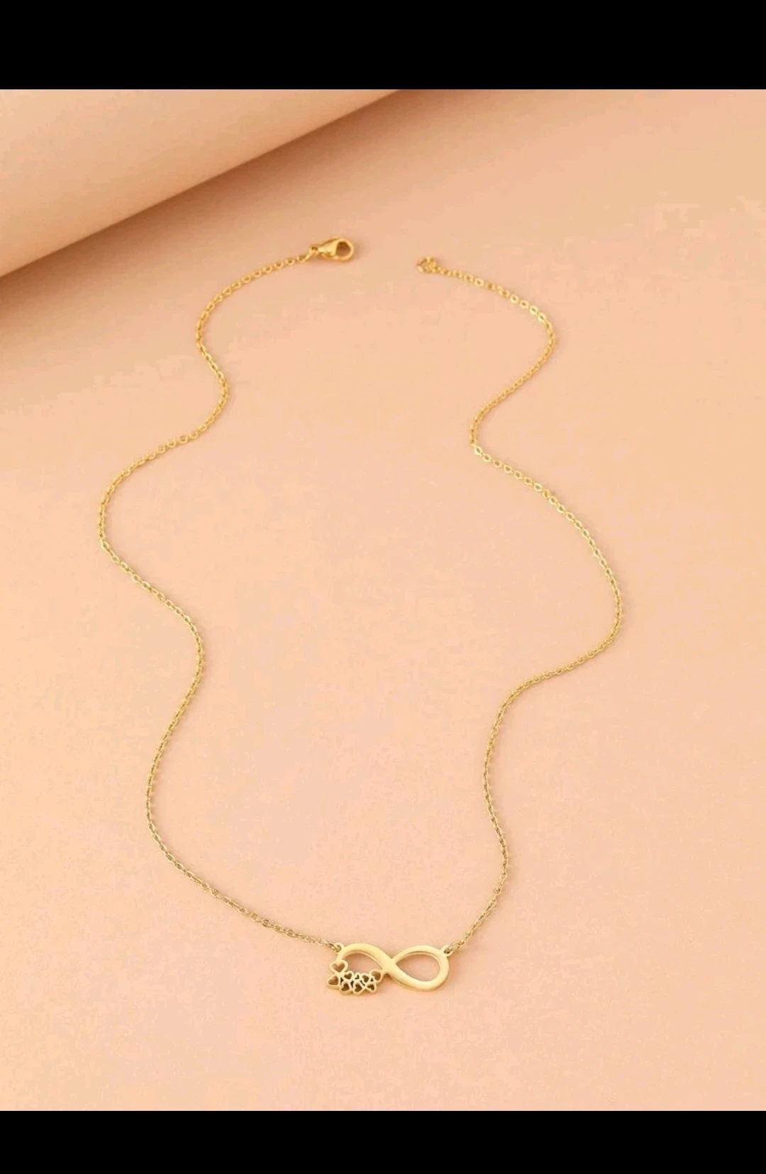 Collar colgante diseño de infinito ♾️ 3