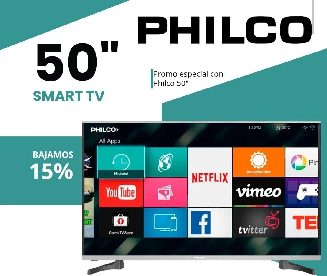 SMART TV PHILCO 50" 4K UHD VIDAA HDR