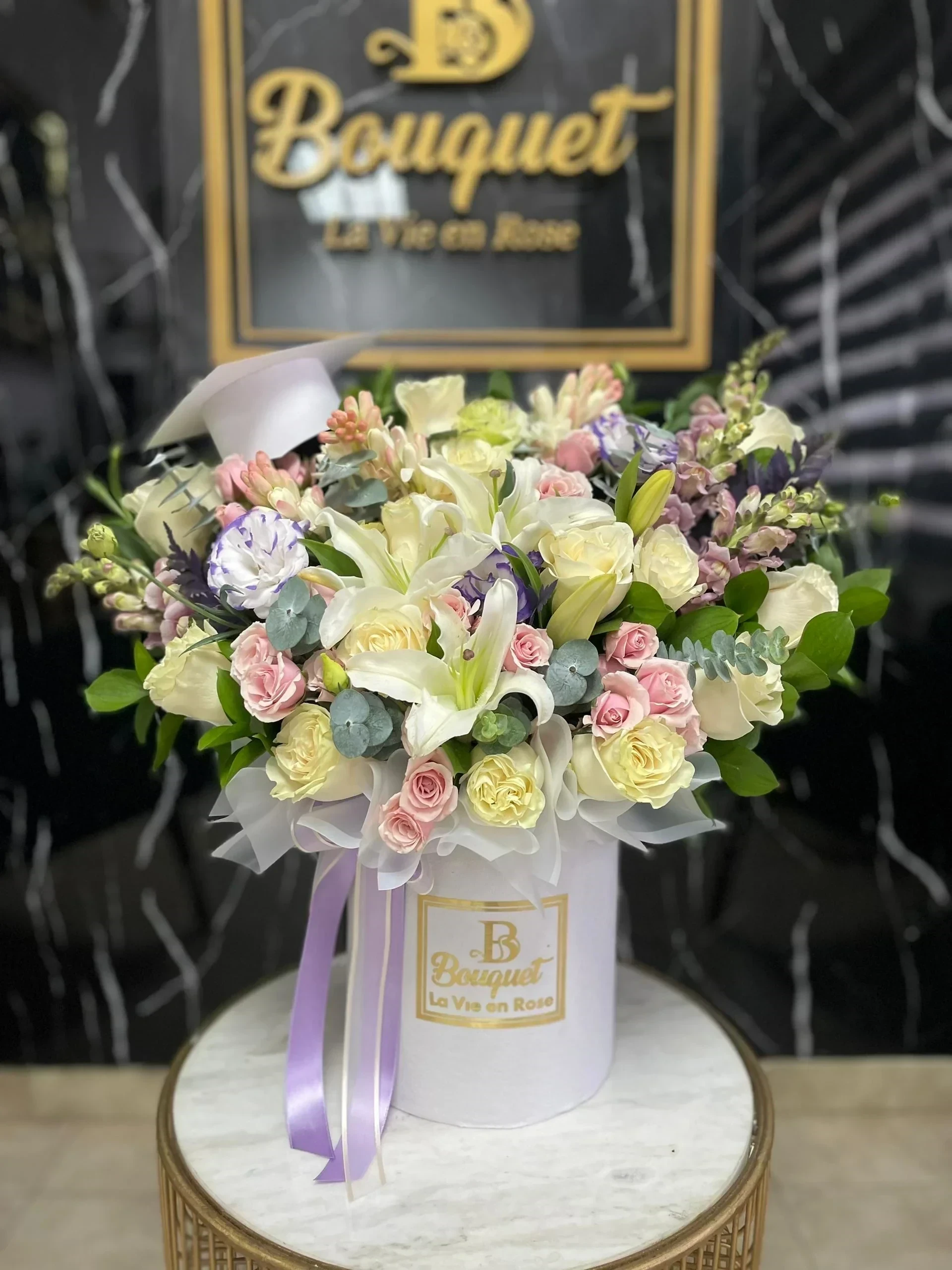 Bouque flores surtidas para graduación 
