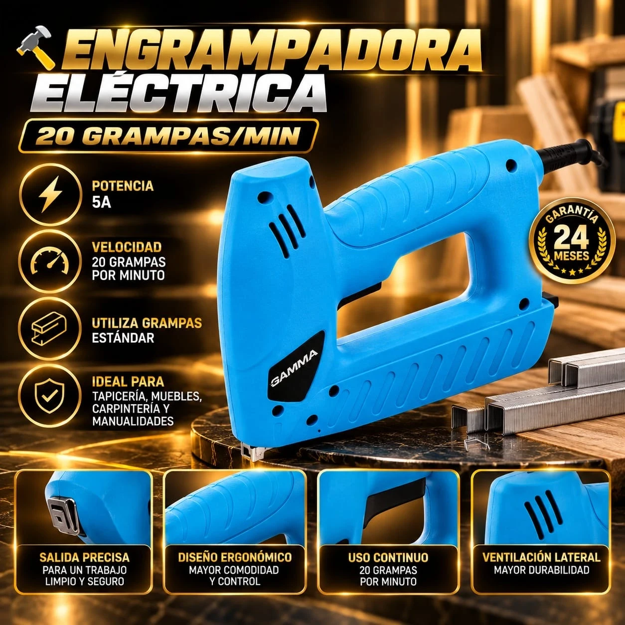 ENGRAMPADORA ELÉCTRICA GAMMA