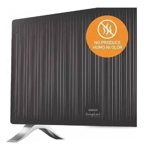 Vitroconvector Peabody Eléctrico PE-VC20N Negro 220v 6