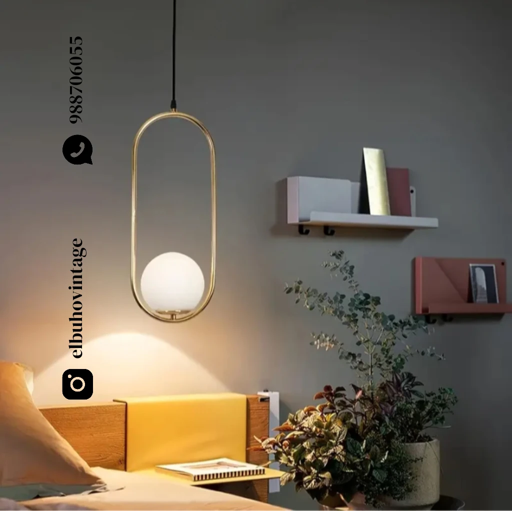Lámpara Colgante Minimalista  4