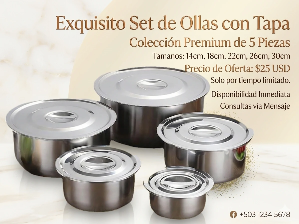 Set de 5 ollas 