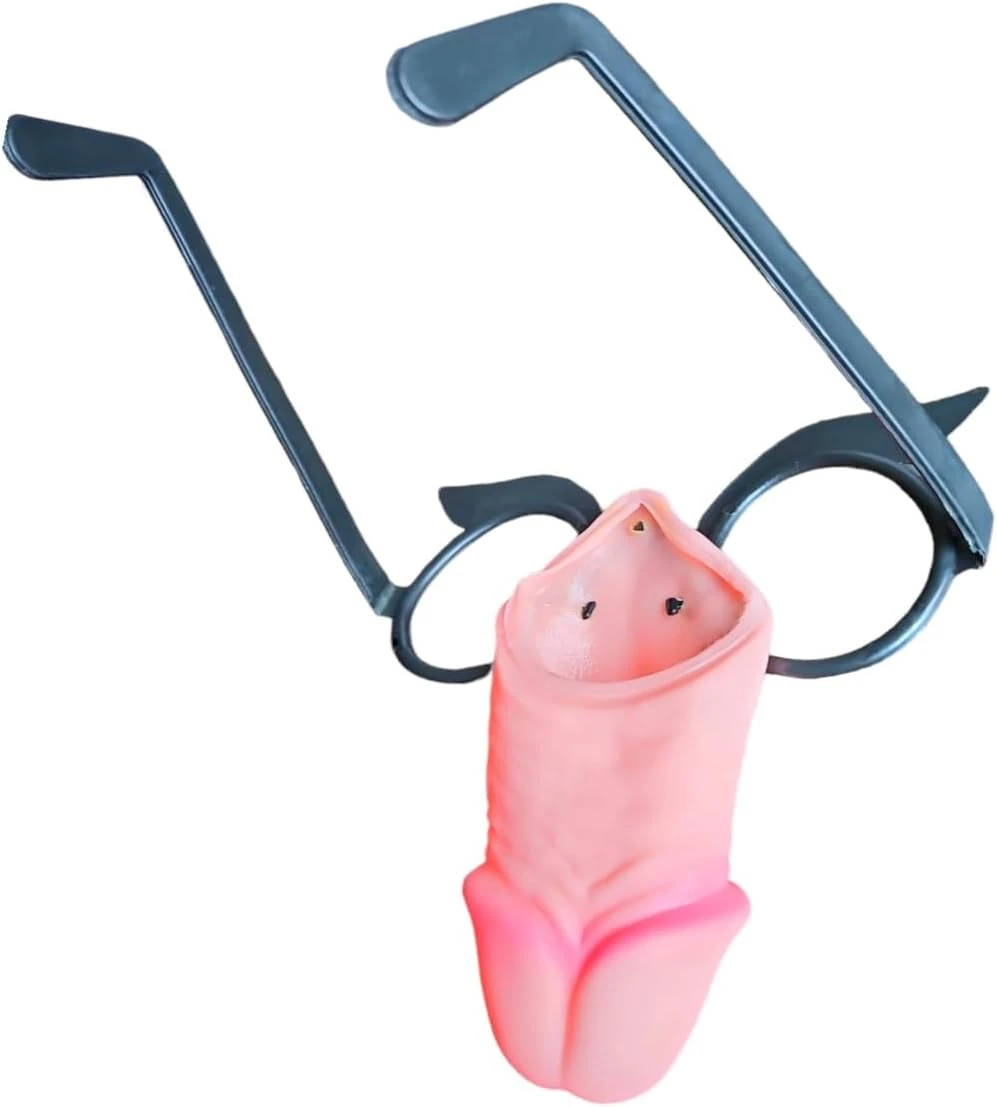 Nariz del pene con gafas 2