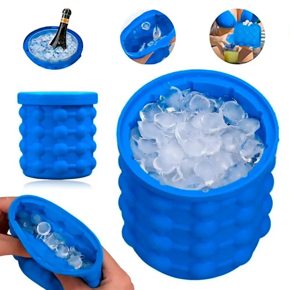Hielera de Silicona Cubeta de Hielo Multiuso 3