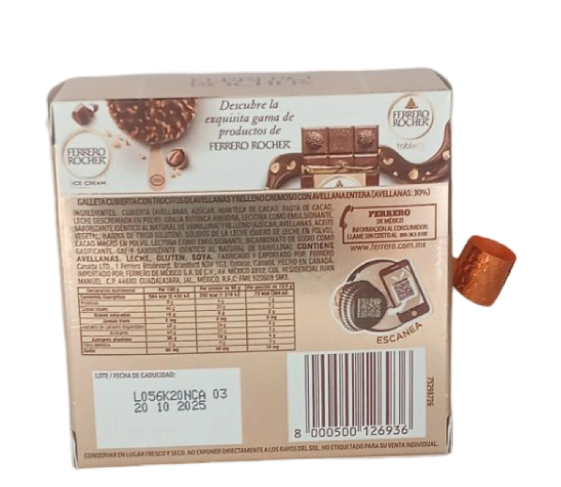 Chocolate Ferrero rocher  125 g 2