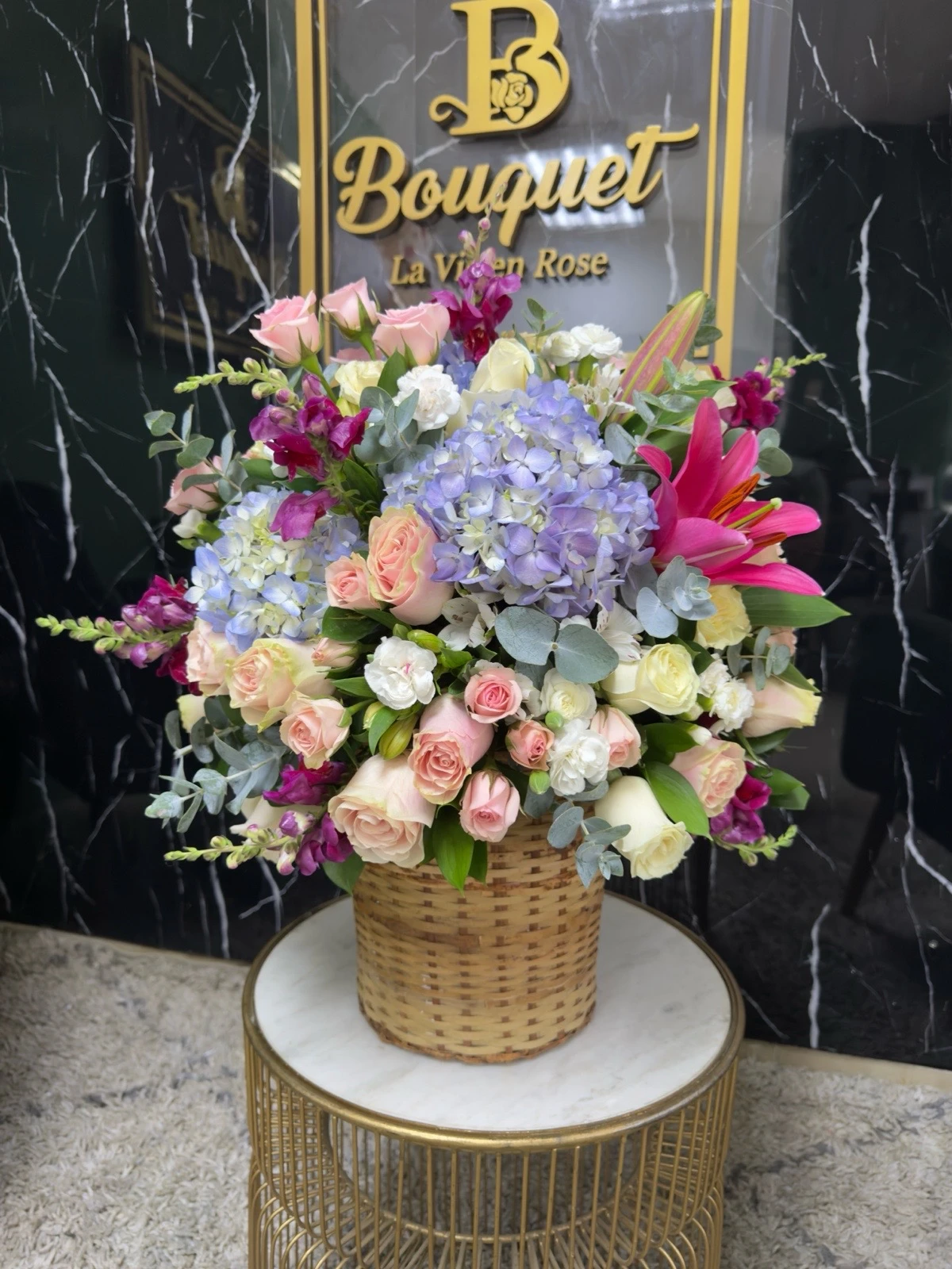 cesta floral 