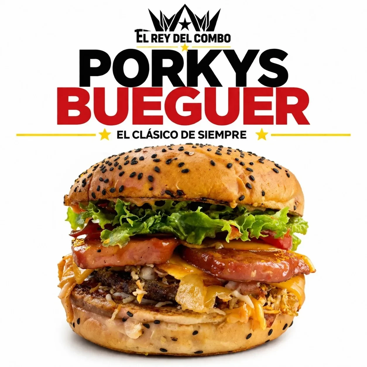 PORKY'S BURGER 🍔 CATEGORIA GOLD!